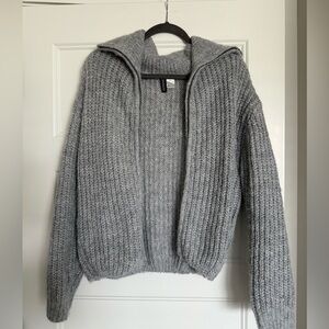 H&M Soft Gray Knit Sweater